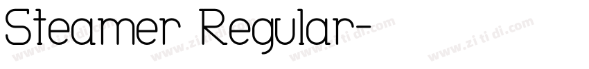Steamer Regular字体转换